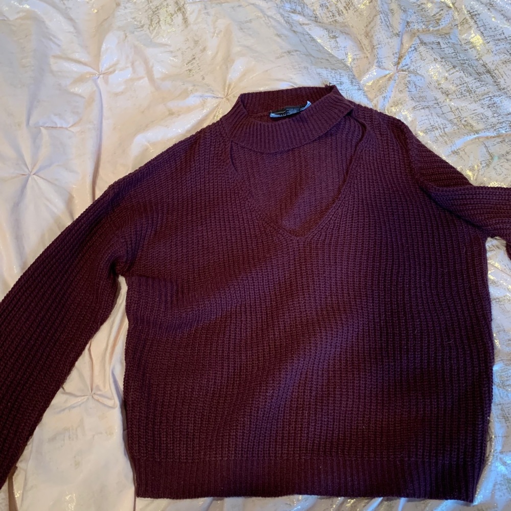 Maroon Sweater - Picture 2 of 2